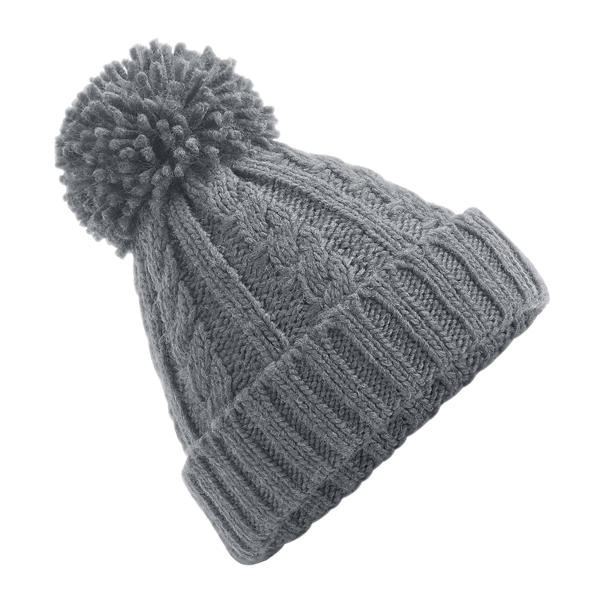 Cable Knit Melange Beanie